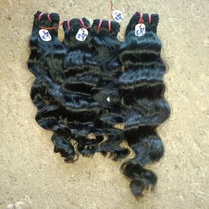 Vente en gros d'extensions de cheveux humains vierges indiens Tangle-Free Wave Style Remy Hair Bundles Single Donor 8 pouces de longueur étirée - Product Image 5