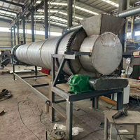 Secador de Tambor Industrial de Gran Capacidad para Metales, Maquinaria Metalúrgica, Cereales, Residuos de Yuca y Cebada