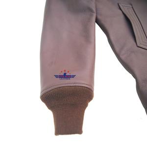 High Demand Mens 1950s Style <b>Car</b> Clicker Bomber Jacket Spring Eco Friendly Russet Brown Premium Classic Retro Fit - Product Image 6