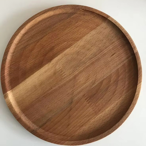 Salad and <b>Snack</b> Serving Wood <b>Plate</b> Most Demanding Creative Look 21cm-25cm-29cm Manufactured in India Hand Polished <b>Plate</b> - Product Image 1