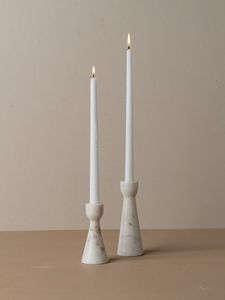 Bougeoir de lumière de thé de conception fabuleuse la plus grande bougeoir de marbre blanc naturel de qualité pour le bougeoir décoratif à la maison - Product Image 6