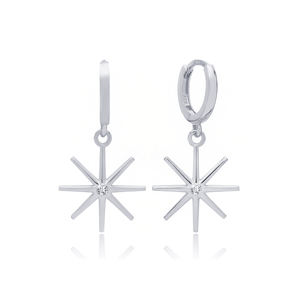Boucles d'oreilles pendantes en forme d'étoile bâton à la mode bijoux en gros faits à la main turcs bijoux en argent Sterling 925 - Product Image 3