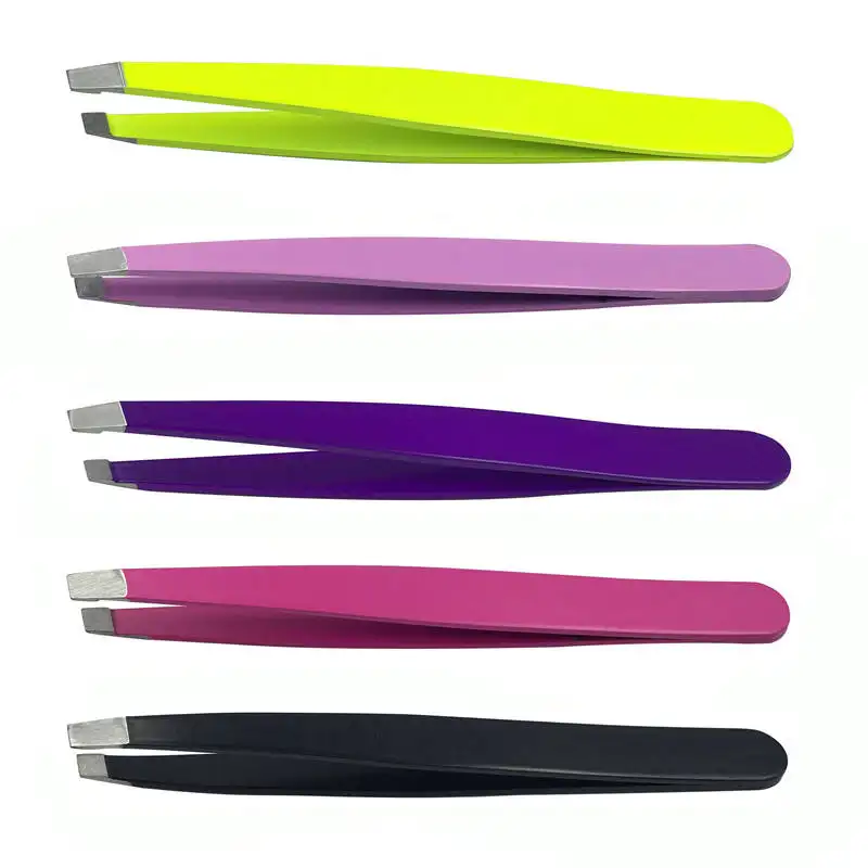 High Quality stainless steel Wholesale Best Tools Private Label Custom Professional Eyebrow Tweezer