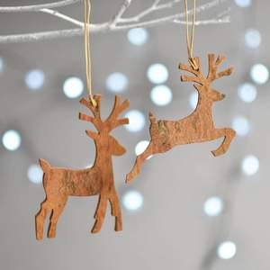 ของตกแต่งคริสต์มาสแบบแขวนทำมือจากเหล็กดัด ดีไซน์พิเศษ ตกแต่งต้นคริสต์มาสสำหรับเทศกาลวันหยุด  งานชุบทอง - Product Image 6