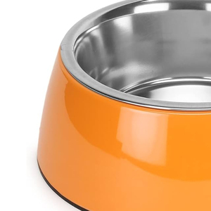 เครื่องให้อาหารสุนัขทรงกลมทำจากสเตนเลส100% เกรดสำหรับสัตว์เลี้ยง - Product Image 3