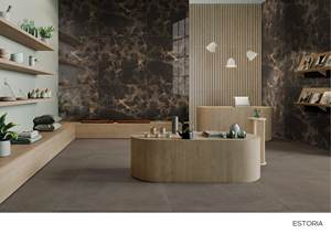 Estoria กระเบื้องพอร์ซเลนเงาสูงพื้นและผนังกระเบื้องพอร์ซเลนที่ทันสมัยขนาด60x120ซม. 600x1200มม. กระเบื้องขนาด60x120ซม. - Product Image 2