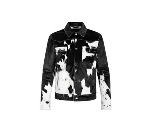 Chaqueta de Cuero Genuino con Recubrimiento Personalizado de Última Moda, Detalle Frontal, Estilo Occidental Vintage para Hombre y Mujer, Hecho en Pakistán - Product Image 1