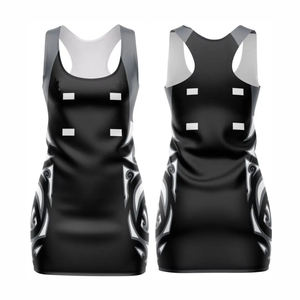 2026 ropa deportiva Unisex Reversible de alta calidad transpirable poliéster Netball uniforme impreso sin mangas diseño personalizado para mujer - Product Image 1