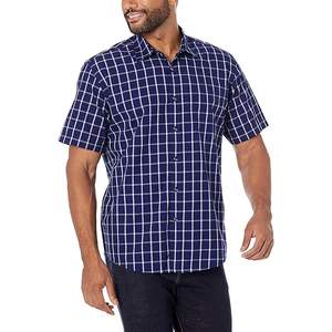 Chemise en satin 100% coton à manches courtes pour homme, pour l'été - Product Image 3