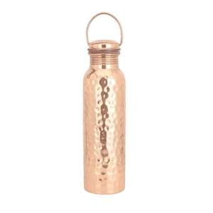 Elegant Ayurvedic copper <b>water</b> <b>bottle</b> with leakproof seal for storing healthy <b>water</b> in office <b>gym</b> travel and home - Product Image 3