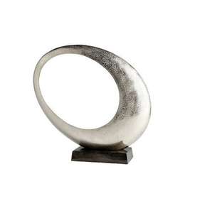 Sculpture en aluminium avec des formes modernes et nettes de l'Art déco, faite à la main et personnalisable - pour les mariages et la décoration intérieure contemporaine - Product Image 2