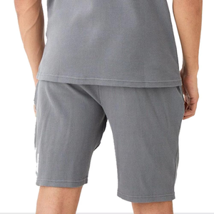 Sport Wear Jogging Wear Out <b>Door</b> Use Shirt Fitness Wear Comfortable Men's Twin Set Wholesale Short Sleeves Twin Set - Product Image 2