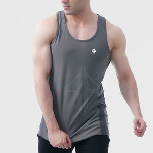 Venta directa de fábrica, ropa deportiva hecha en Pakistán, camiseta sin mangas de talla grande para hombre, ropa informal transpirable de verano, método de tejido de punto - Product Image 4