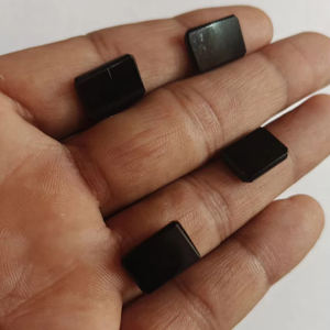 Top qualité coupe lâche noir Onyx pierre précieuse à la main 9mm Rectangle coussin forme fournitures en gros pierre précieuse naturelle - Product Image 1