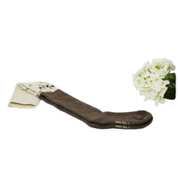 Chaussettes montantes d'hiver pour femmes en 100% laine de mouton respirante, à motif animalier, design nordique, fabriquées en Mongolie, chaleur naturelle, vente en gros