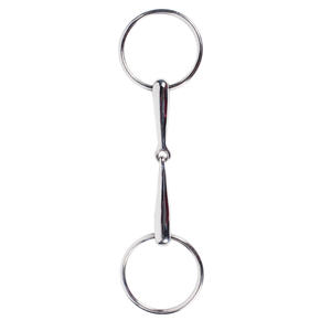 Broca de anillo suelto articulada de boca hueca, broca de filete de caballo de acero inoxidable, tachuela ecuestre, equipo de entrenamiento y equitación - Product Image 2