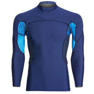 Vêtements de sport à manches longues pour hommes avec impression par sublimation, t-shirt compressé MMA pour le surf, vente en gros de protège-éruptions cutanées - Product Image 4