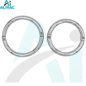 ALMAC Anneau de nez de taureau de qualité commerciale en acier inoxydable construction extra forte pour manipuler de grands taureaux agressifs en toute sécurité - Product Image 3
