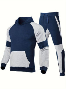 Entraînement personnalisé, jogging, survêtements confortables à fermeture éclair, ensemble deux pièces, survêtements pour hommes à bas prix, logo personnalisé - Product Image 6