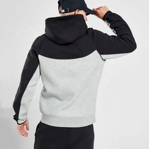 Conjunto Deportivo Ligero de Invierno para Hombre, Sudadera con Capucha y Cremallera de Forro Polar con Logotipo Personalizado de Buena Calidad y Pantalones Deportivos - Product Image 6