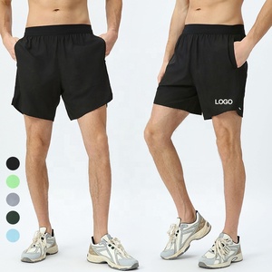 Pantalones cortos para correr 2 en 1 para hombre con forro más corto y bolsillos laterales Pantalones cortos de entrenamiento de secado rápido Pantalones cortos transpirables Envío DDP - Product Image 5