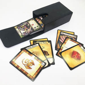 Porte-cartes personnalisé en cuir véritable, porte-cartes de poker, étui pour jeu de cartes personnalisé, étui à cartes en cuir véritable - Product Image 2