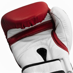 Gants de boxe en cuir, design respirant, confort de longue durée, fermeture sécurisée à crochets et boucles, gants de boxe d'entraînement - Product Image 2