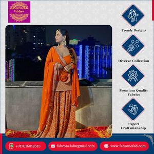 Nuevo lujo hermoso estilo <span class=keywords><strong>M</strong></span> L XL XXL tamaño disponible Faux Georgette mujeres usan Top Kurti Palazzo Dupatta conjunto de 3 piezas para boda - Product Image 2