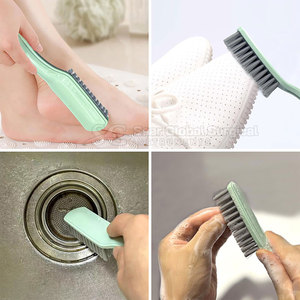 Brosse de nettoyage d'ongles classique de bonne qualité, poils en nylon, manche en plastique, design compact, poils flexibles, manipulation confortable - Product Image 5
