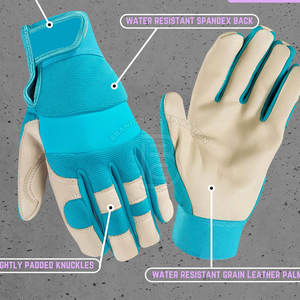 ถุงมือหนังนิ่มแบบเต็มนิ้ว ป้องกันมือ ระบายอากาศได้ดี สำหรับผู้ชาย - Product Image 4