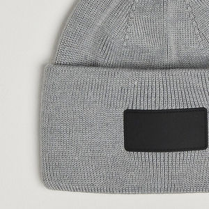 Gorro de Punto Acrílico con Puño, Diseño Waffle, Unisex, Personalizable con Logotipo OEM, Cálido para Invierno - Product Image 6