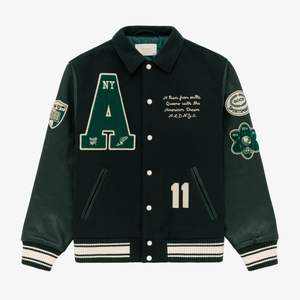 Veste de baseball décontractée de haute qualité avec logo personnalisé, veste de sport de style universitaire, vert bleu, veste de baseball de style universitaire pour hommes - Product Image 6