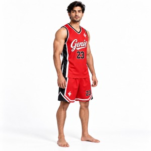 Tenues de basket-ball personnalisées, ensemble maillot et short d'équipe, vêtements de sport légers, respirants et à séchage rapide pour les entraînements et les matchs - Product Image 4