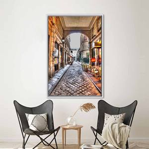 Obra de arte impresa en lienzo: Rue Saintandre Des Landscape Elegance, enmarcada en blanco - Product Image 1