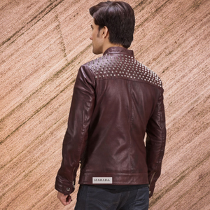 Wholesale Casual Style Top Quality Men Stylish Leather <b>Jacket</b> Good Quality Men Leather <b>Jacket</b> Solid Color - Product Image 6