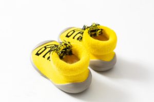Chaussons-chaussettes imprimés pour bébés garçons et filles, antidérapants, à semelle souple, pour nourrissons et tout-petits, en coton tricoté, style streetwear - Product Image 4