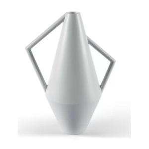 Vase à fleurs en métal pour décoration de maison et de mariage de designer moderne nouveauté logo personnalisé décoration de table en aluminium logo personnalisé taille - Product Image 2