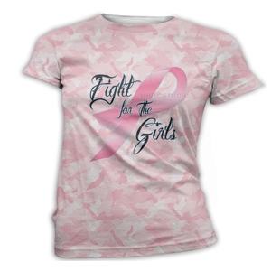Camisetas de Alta Calidad con Cinta Rosa para la Concientización sobre el Cáncer de Mama, Diseño Único Personalizable, Unisex, Poliéster/Algodón - Product Image 1