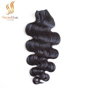Extensiones de Cabello Humano Virgen al por Mayor de 8-30 Pulgadas, Cabello Vietnamita con Ondas Suaves y Brillantes para Trama Individual, Sin Caída, Colores Naturales - Product Image 1