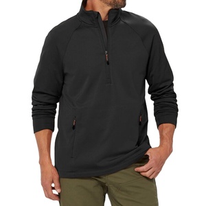 Sudaderas de Hombre con Cuello Alto y Media Cremallera, Diseño Personalizado con MOQ Bajo, Ropa Deportiva Urbana, Sudadera con Cierre de Cremallera para Gimnasio, para Chicos - Product Image 1