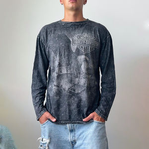 T-shirts pour hommes en coton 100% à manches longues de haute qualité, design français tendance 2026, personnalisables - Product Image 1