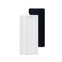 Pièces de rechange compatibles avec ILife T10s / Aonus I8 / BPMIO B10 Plus / Tesla AI300 Plus : brosse principale, brosse latérale, filtre HEPA, chiffon de nettoyage