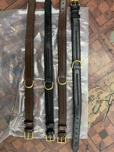 Haute qualité tannage végétal (D.D) cuir cheval snaffle bride anatomique vide canal licou course équitation produit équestre - Product Image 5