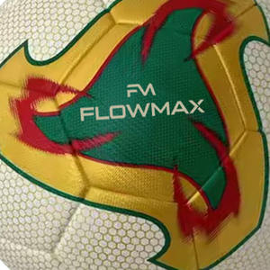 Flowmax ลูกฟุตบอลปรับแต่งได้, ลูกฟุตบอลปรับแต่งได้ปรับแต่งได้5ลูกหนังพียูพีวีซีสำหรับออกกำลังกายกลางแจ้งปรับแต่งได้ฟุตบอล/บาสเก็ตบอล/แฮนด์บอล - Product Image 2