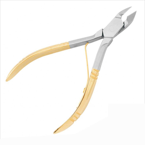 Vente en gros Pince à ongles en acier inoxydable de qualité professionnelle de qualité supérieure Pince à cuticules Pointu Plat Droit Large Ouverture de la mâchoire Ongles épais - Product Image 3