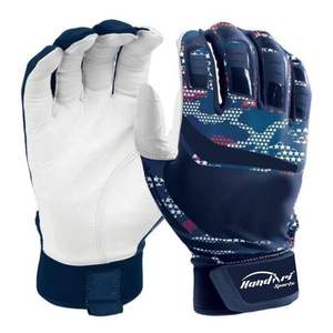 Guantes de bateo de béisbol de cuero de piel de cabra, guantes de bateo de softbol de la mejor calidad Unisex profesional al por mayor - Product Image 4