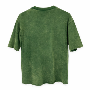 T-shirt pour homme en coton délavé à l'acide, style streetwear, coupe ample, manches courtes, décontracté, vintage, pour homme, style streetwear - Product Image 2