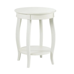 Mesa de centro de esquina redonda con logotipo personalizado de calidad superior Muebles modernos de sala de estar para el hogar de madera natural maciza - Product Image 1