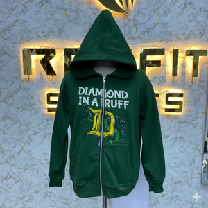 Préfet Cutting Sport Edition Sweat à capuche zippé le plus demandé Marron Imprimé fabriqué en usine sweats à capuche à bas prix hommes sweats à capuche pour hommes - Product Image 1