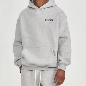 Sudadera con capucha de gran tamaño Hombres Cómodo Algodón suave Uso diario OEM Impresión personalizada Proveedor de fábrica - Product Image 6